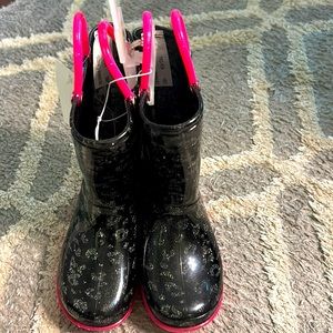 NWT girls capelli rain boots size 8/9!!